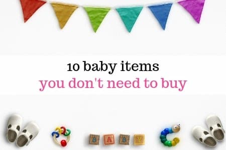 baby items you don't need to buy