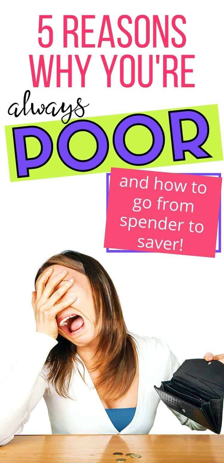 5 reasons you're poor