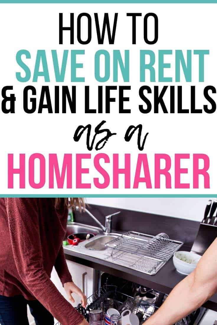 How to Save on rent and gain life skills as a homesharer