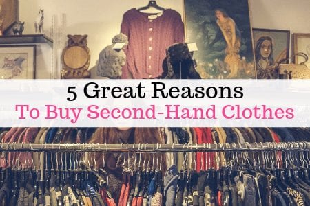 5 great reasons to buy second hand clothes