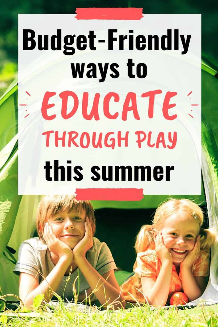 budget friendly ways to educate through play